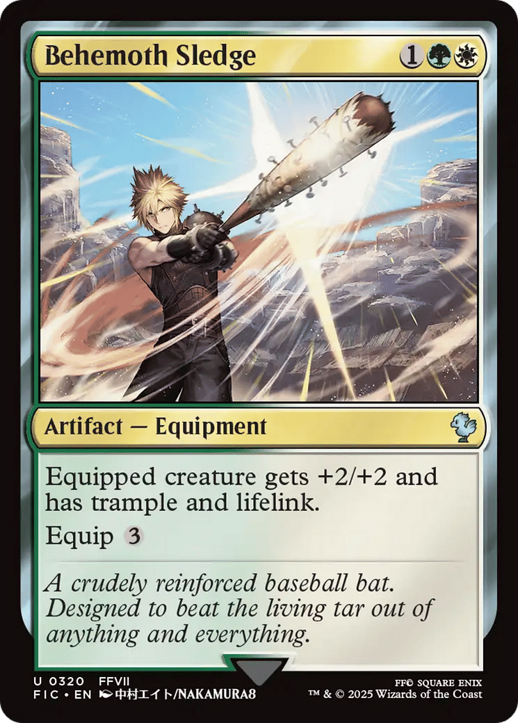 Behemoth Sledge — Final Fantasy Commander — Magic: The Gathering