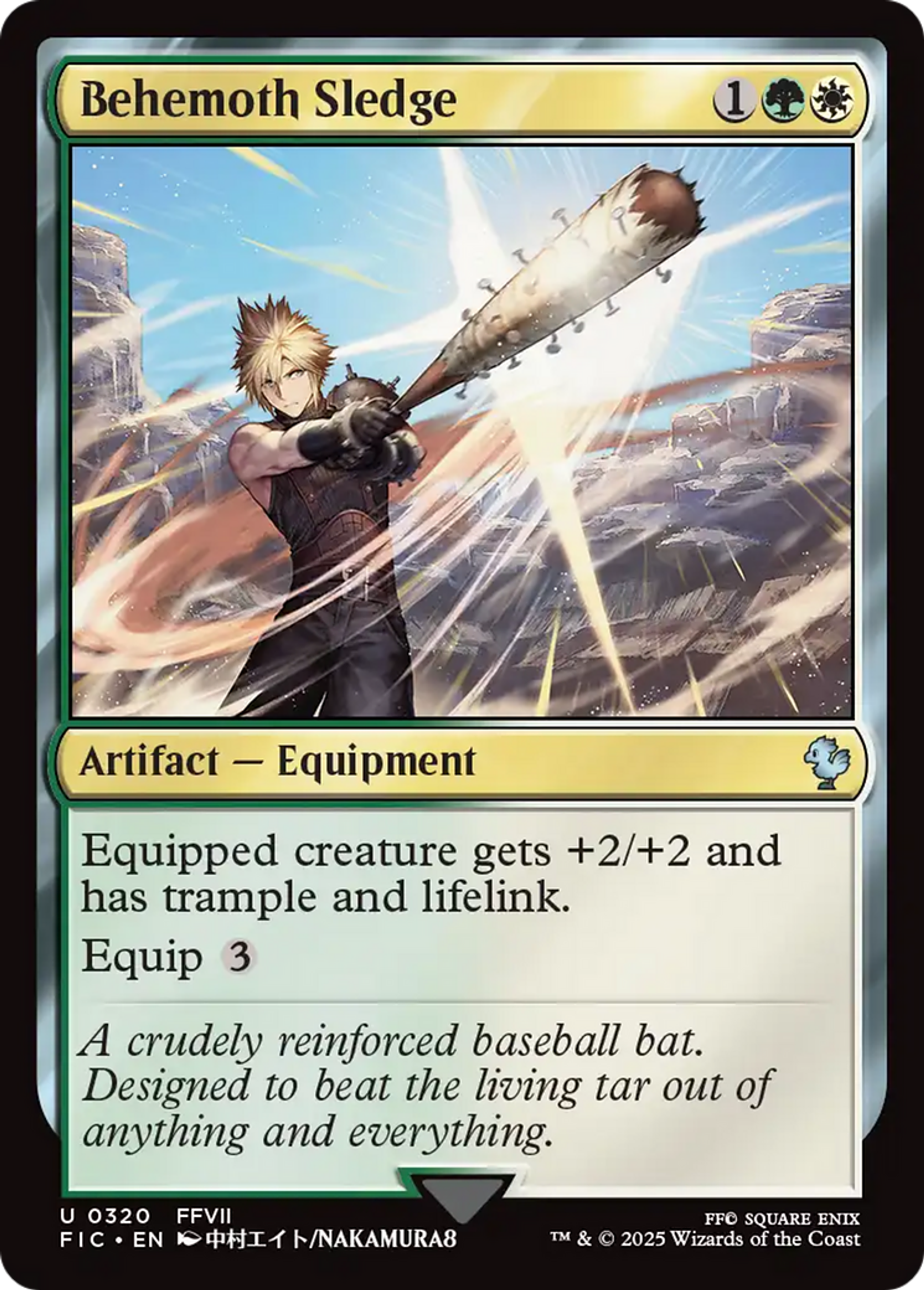 Behemoth Sledge — Final Fantasy Commander — Magic: The Gathering