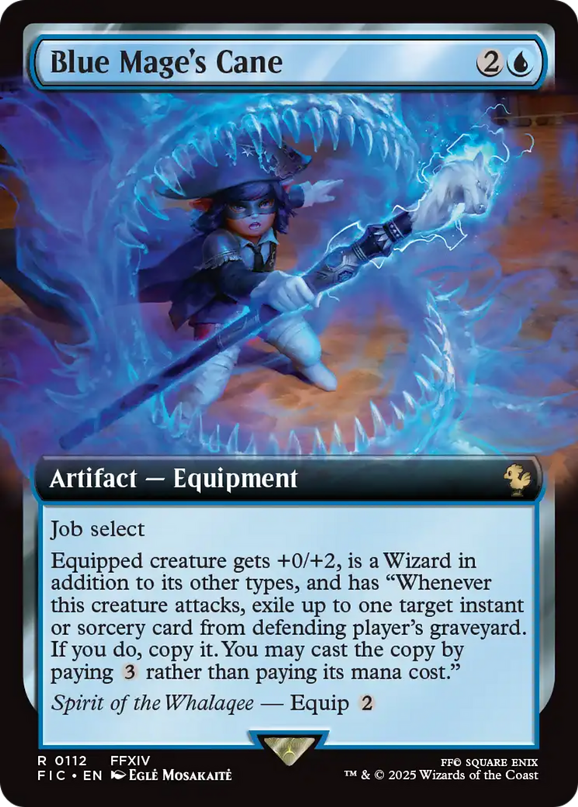 Canne de mage bleu — Final Fantasy Commander — Magic: The Gathering