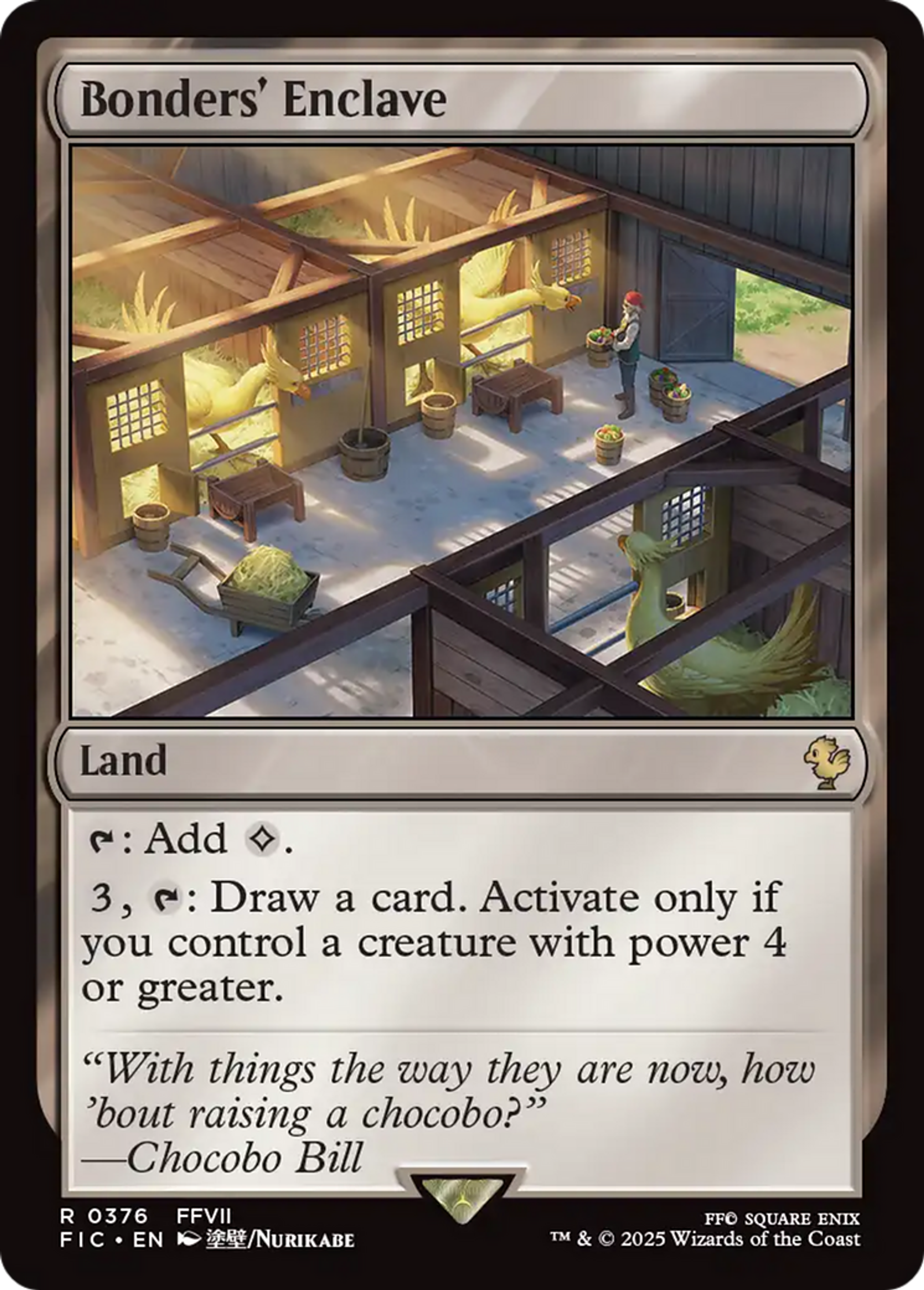 Bonders' Enclave — Final Fantasy Commander — Magic: The Gathering