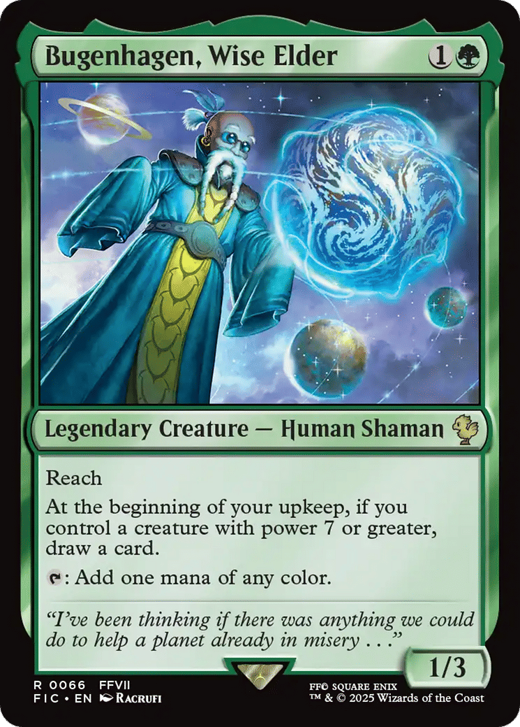 Bugenhagen, Wise Elder from Final Fantasy Commander - Magic: The Gathering