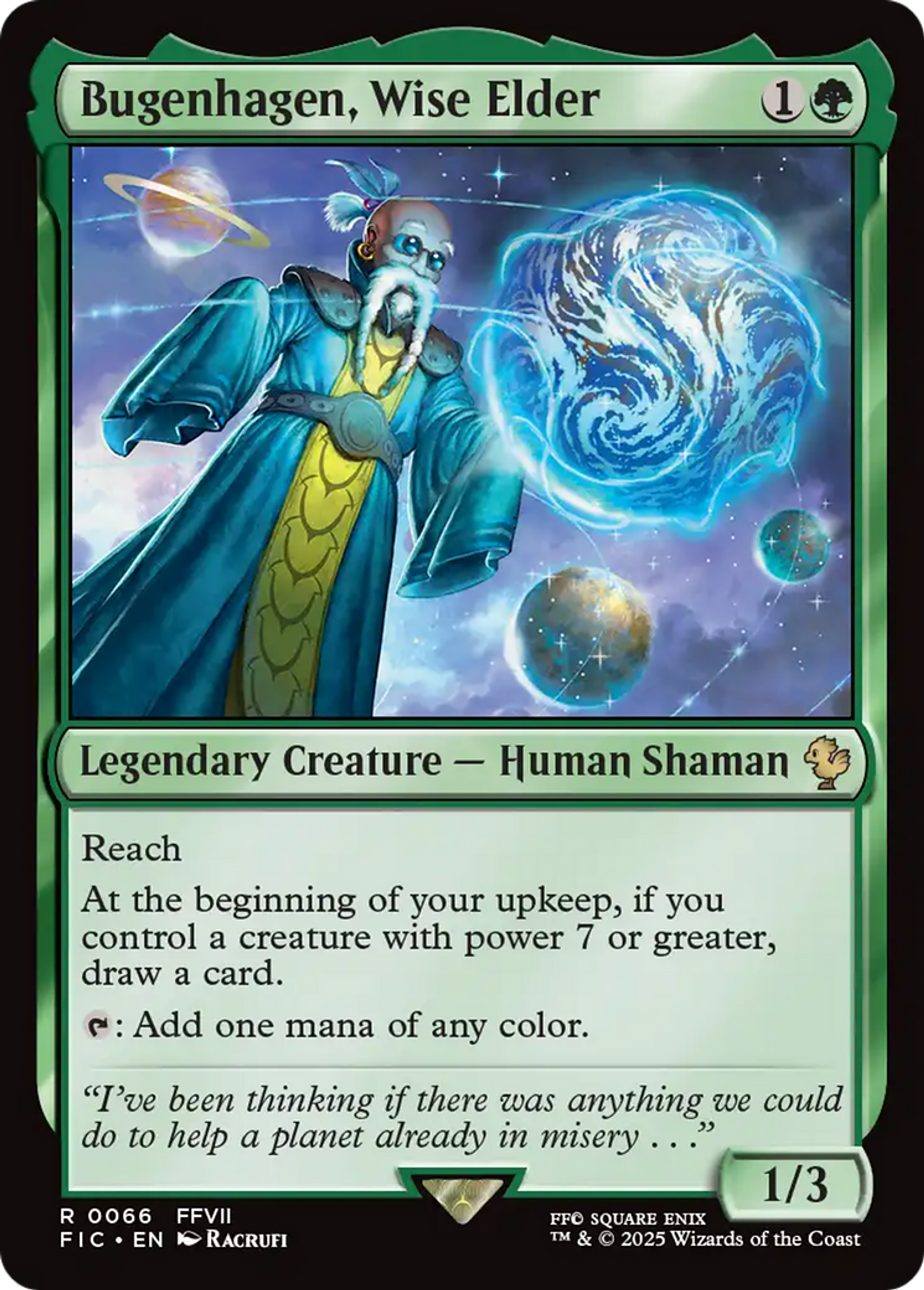 Bugenhagen, sage doyen — Final Fantasy Commander — Magic: The Gathering