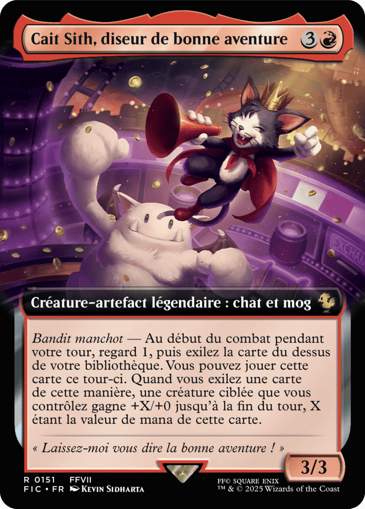 Cait Sith, diseur de bonne aventure — Final Fantasy Commander — Magic: The Gathering
