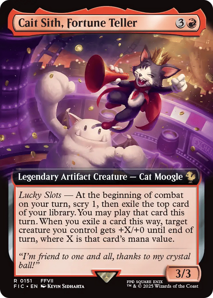 Cait Sith, Fortune Teller — Final Fantasy Commander — Magic: The Gathering
