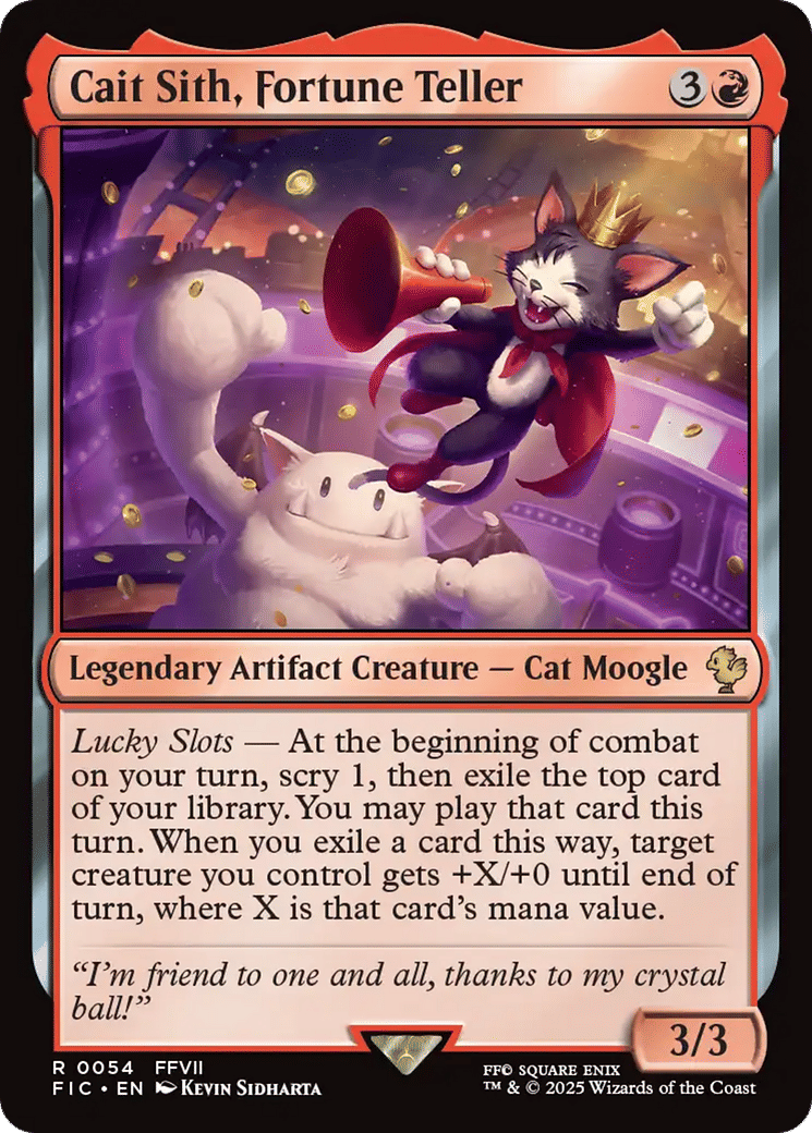 Cait Sith, Fortune Teller — Final Fantasy Commander — Magic: The Gathering