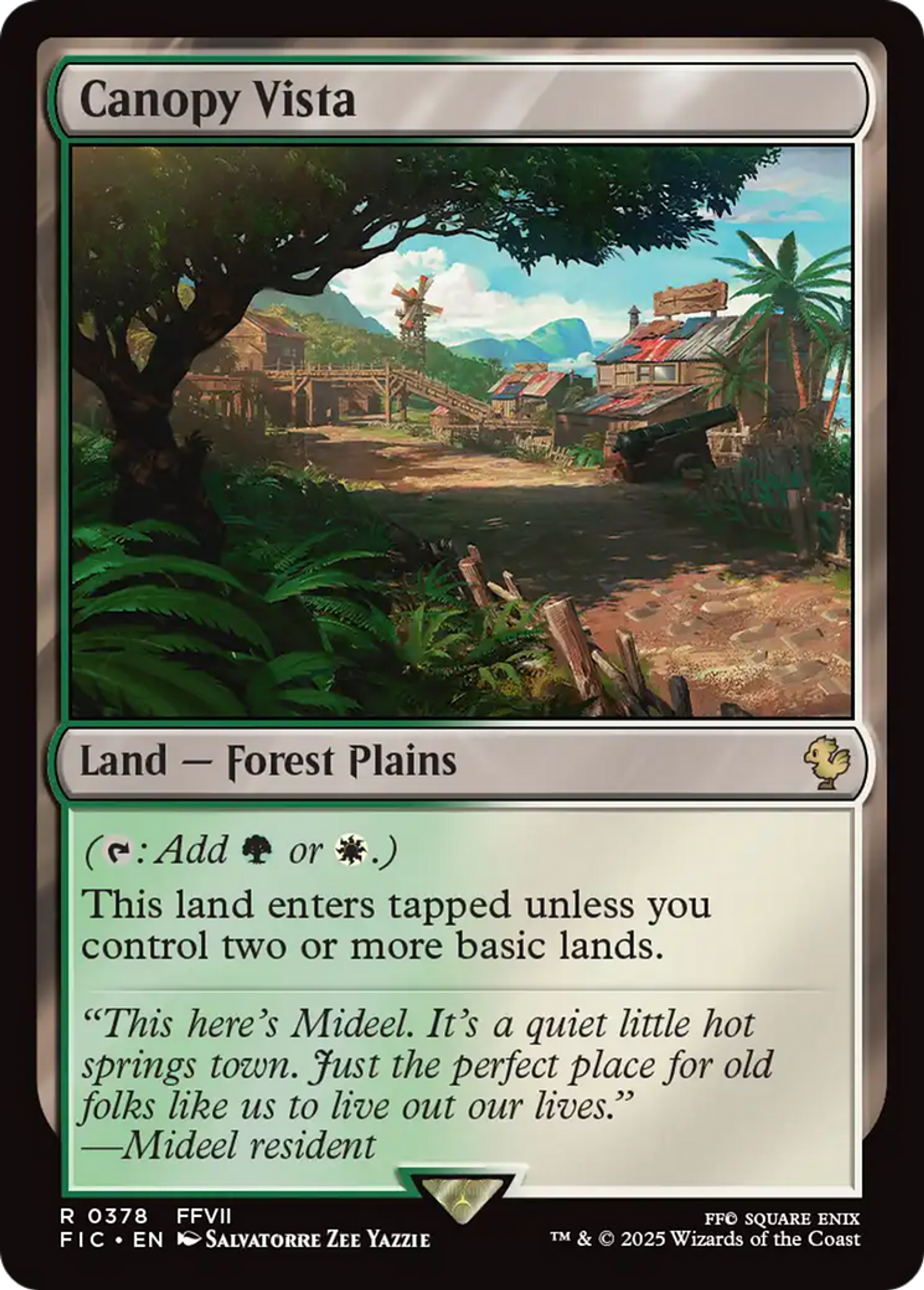 Canopy Vista — Final Fantasy Commander — Magic: The Gathering