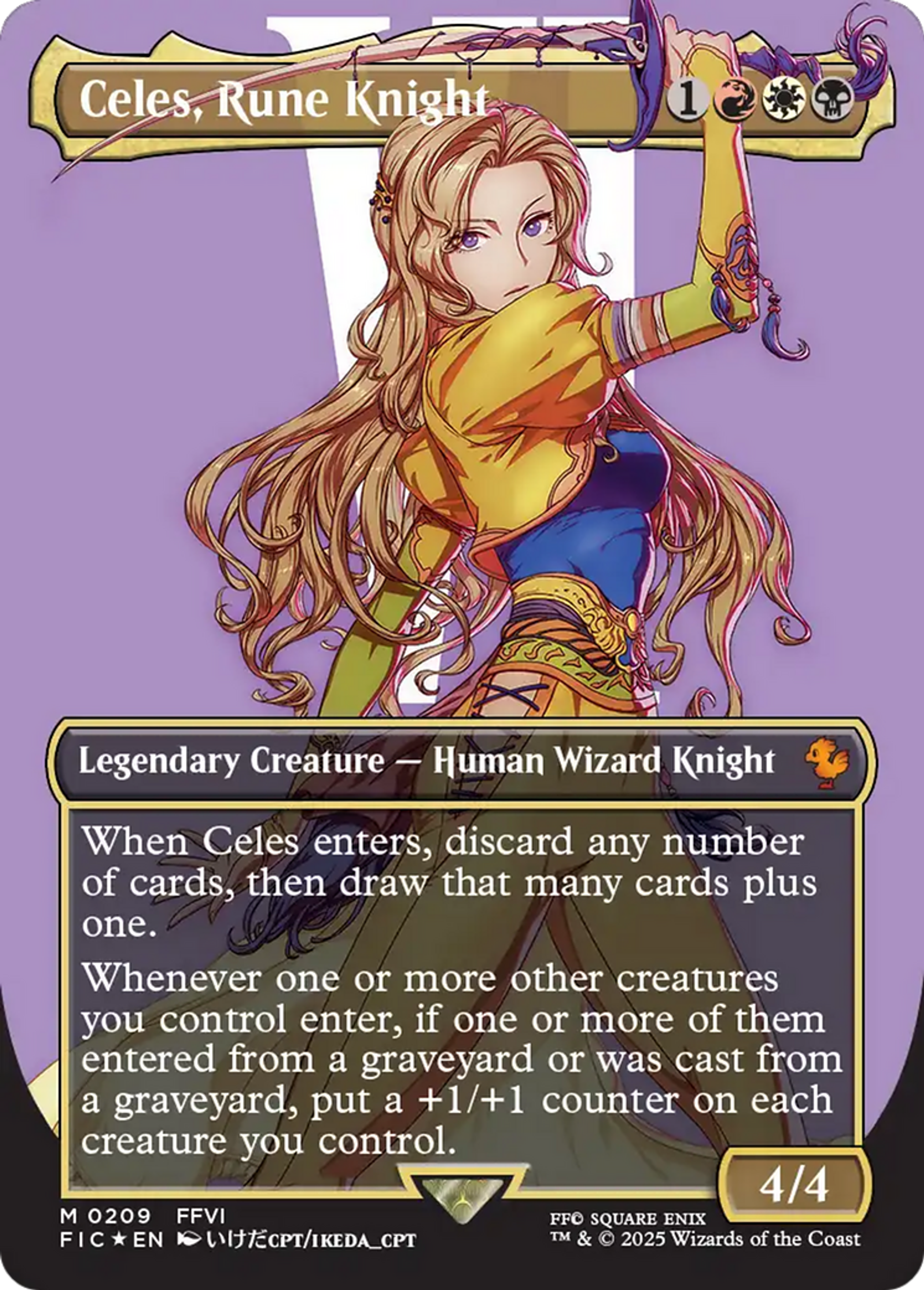 Celes, Rune Knight — Final Fantasy Commander — Magic: The Gathering