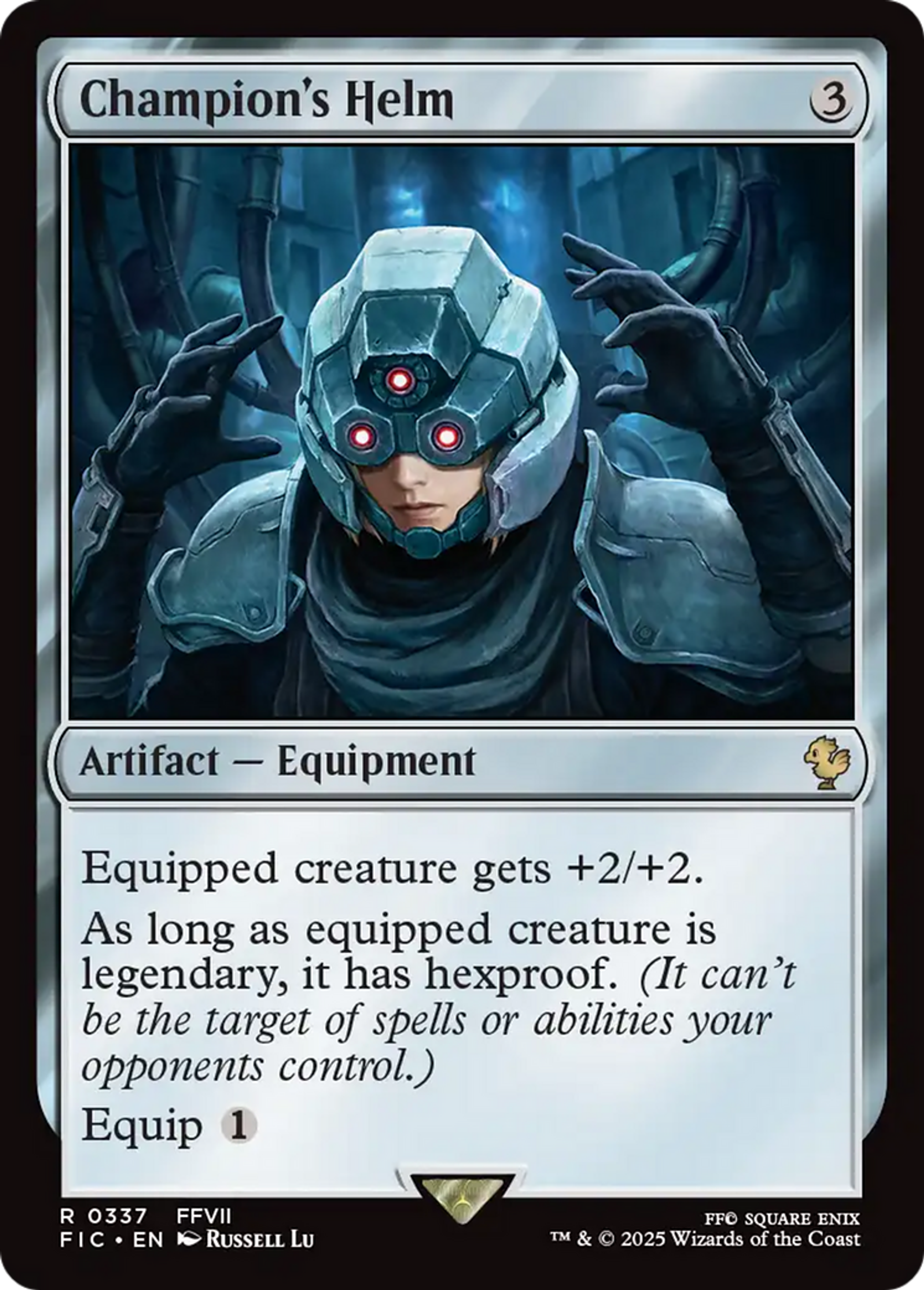 Heaume du champion — Final Fantasy Commander — Magic: The Gathering