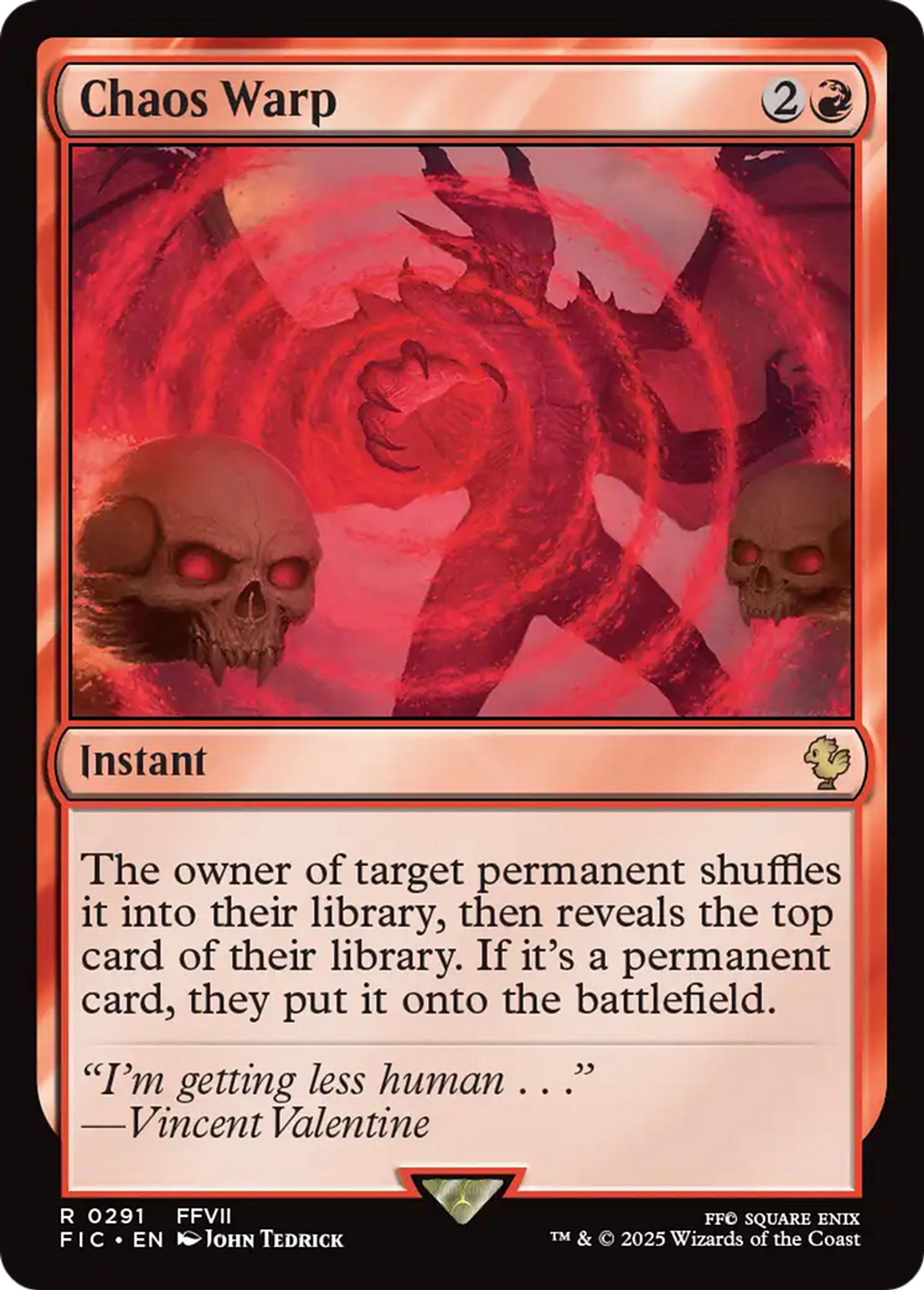 Distorsion chaotique — Final Fantasy Commander — Magic: The Gathering