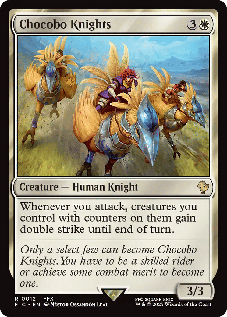 Chocobo Knights — Final Fantasy Commander — Magic: The Gathering