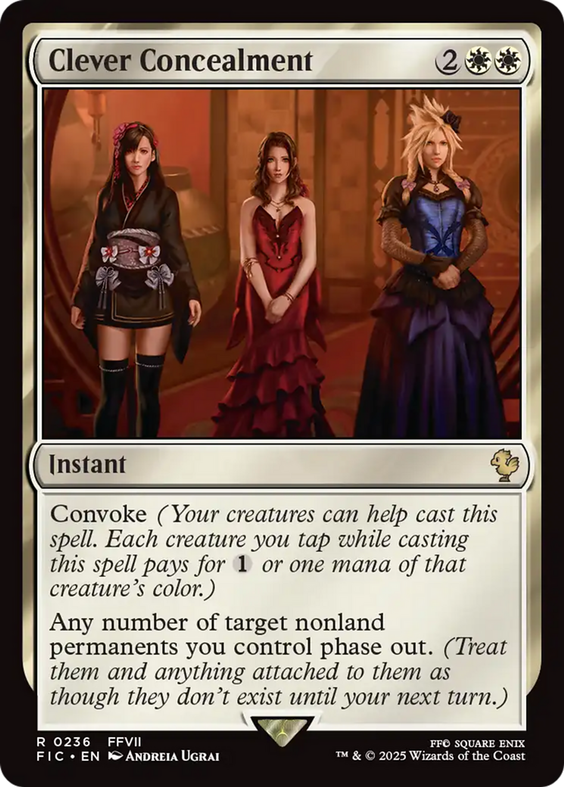 Dissimulation astucieuse — Final Fantasy Commander — Magic: The Gathering