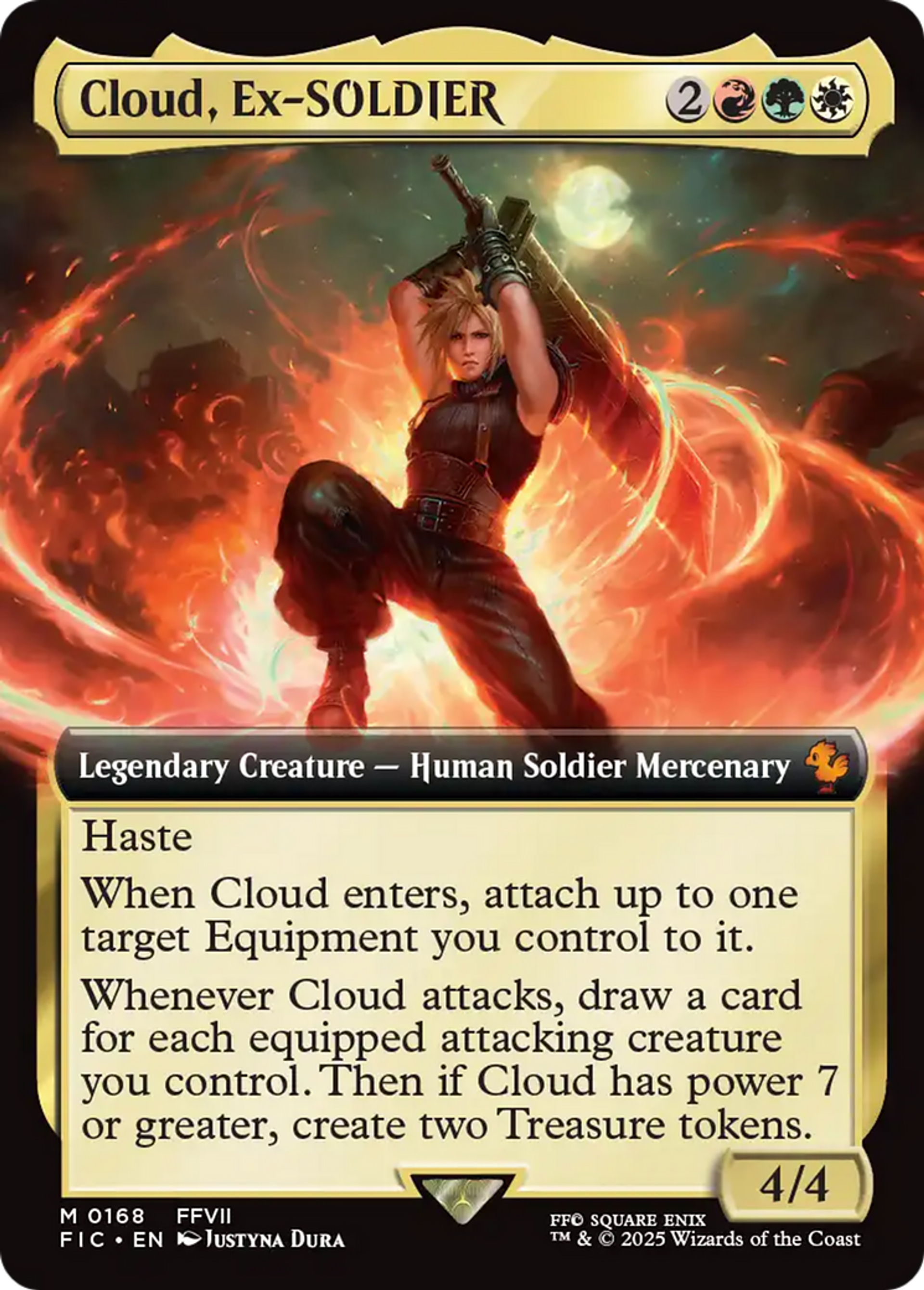 Cloud, Ex-SOLDIER — Final Fantasy Commander — Magic: The Gathering