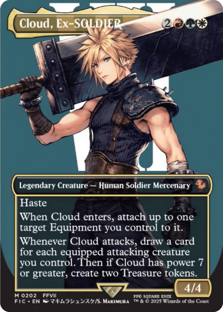 Cloud, Ex-SOLDIER — Final Fantasy Commander — Magic: The Gathering