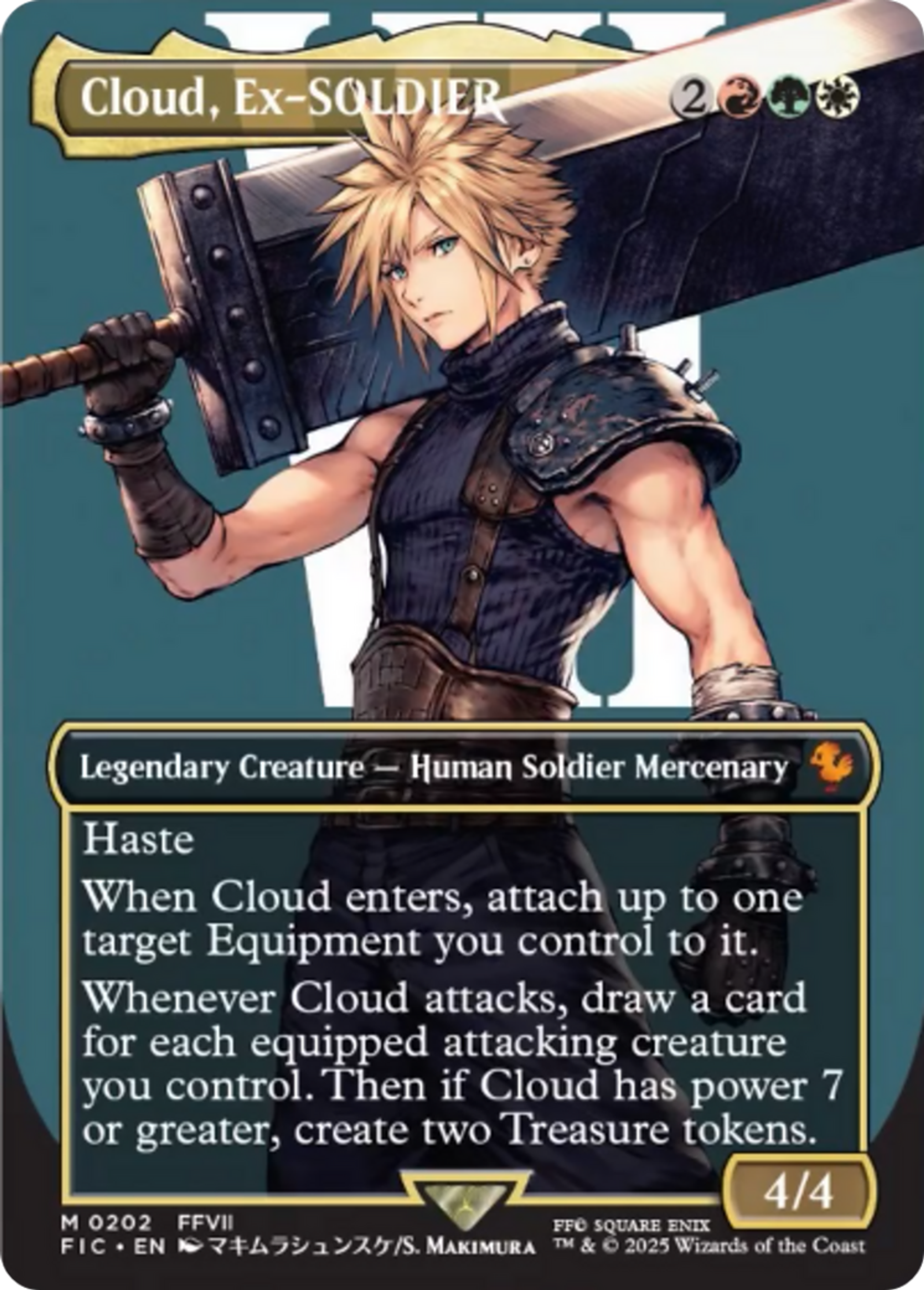 Cloud, ex-SOLDAT — Final Fantasy Commander — Magic: The Gathering