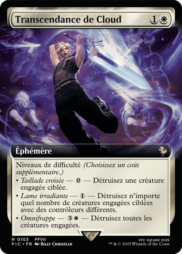 Transcendance de Cloud from Final Fantasy Commander - Magic: The Gathering
