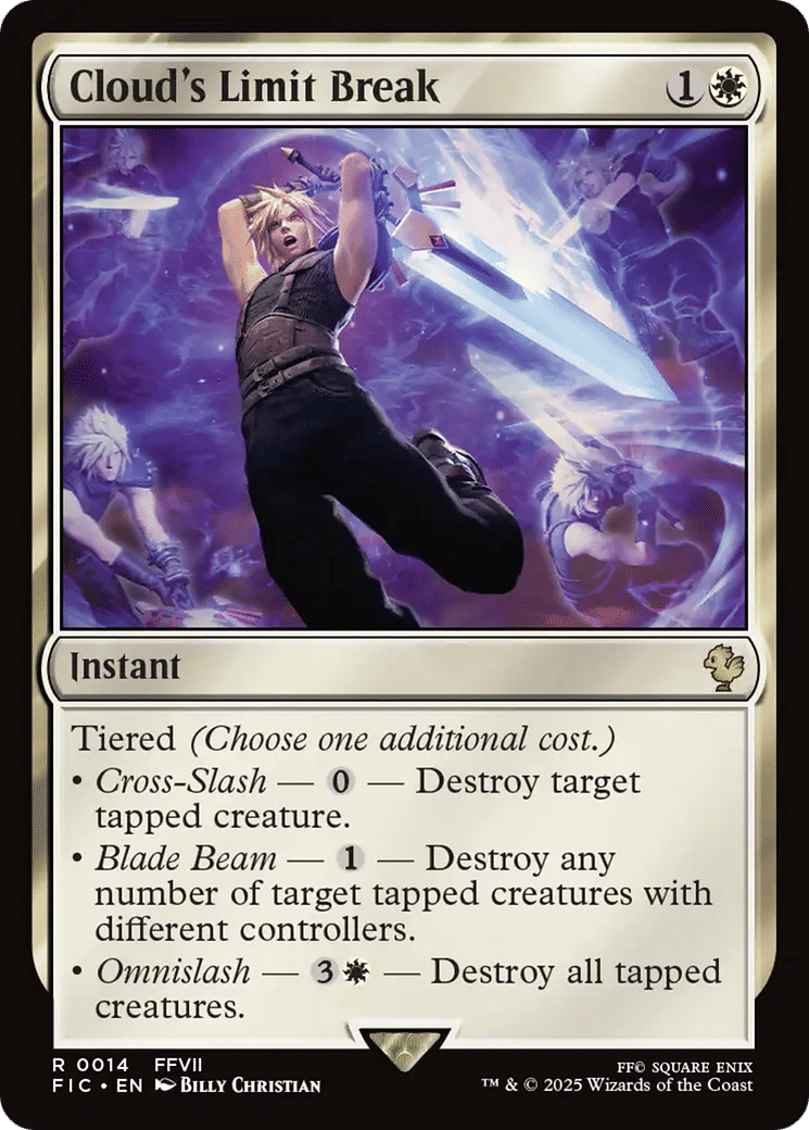 Cloud's Limit Break — Final Fantasy Commander — Magic: The Gathering