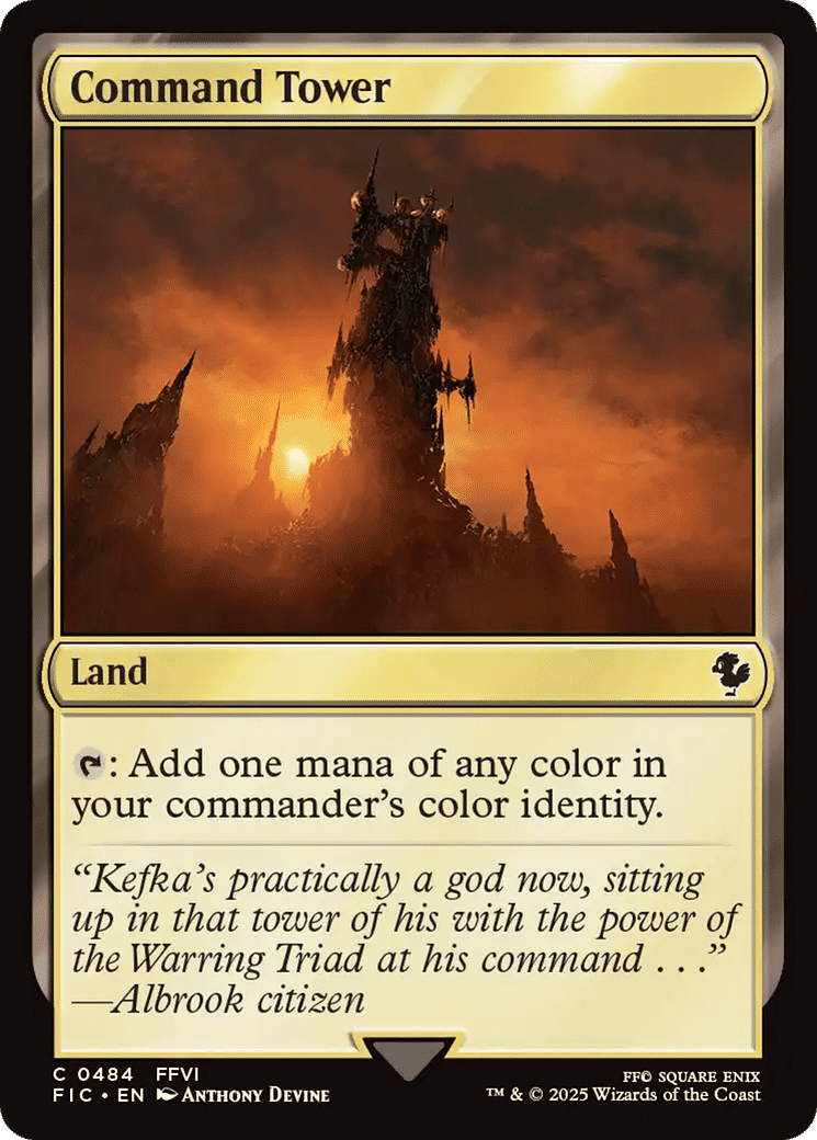 Command Tower — Final Fantasy Commander — Magic: The Gathering