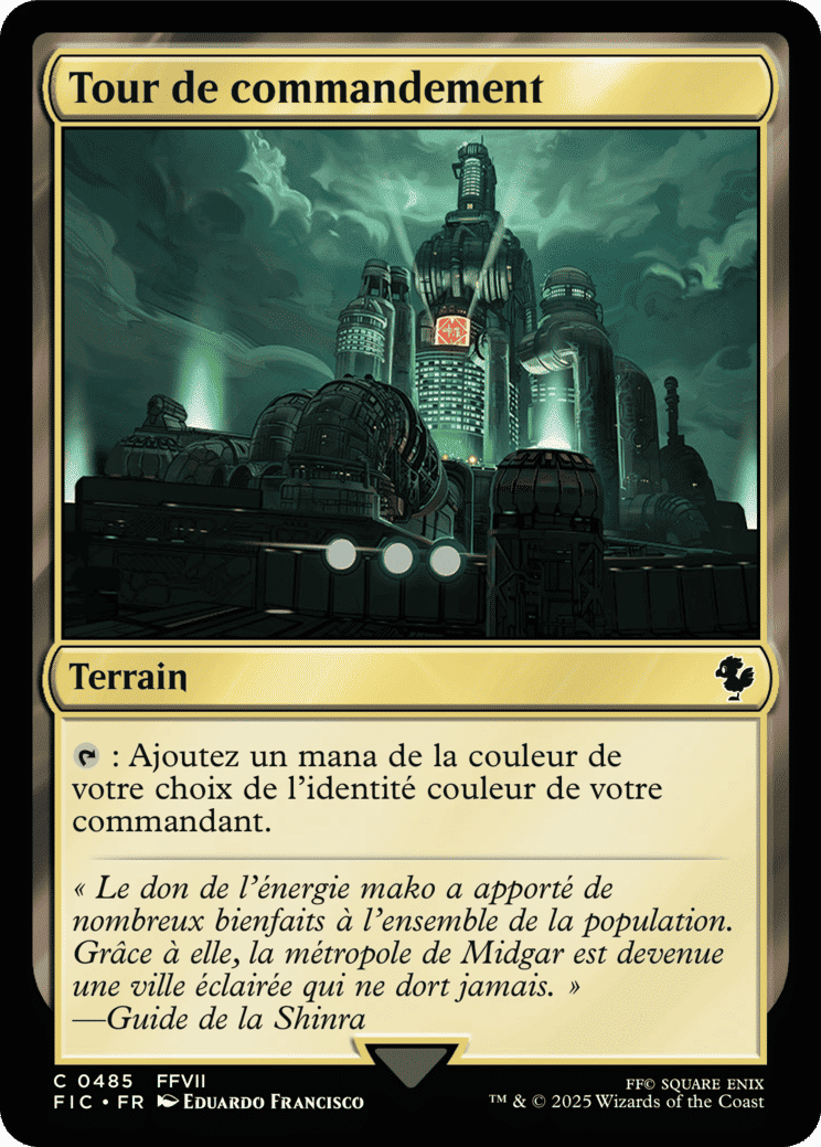 Tour de commandement — Final Fantasy Commander — Magic: The Gathering