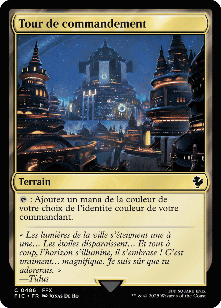 Tour de commandement — Final Fantasy Commander — Magic: The Gathering