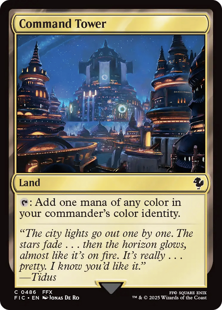 Command Tower — Final Fantasy Commander — Magic: The Gathering