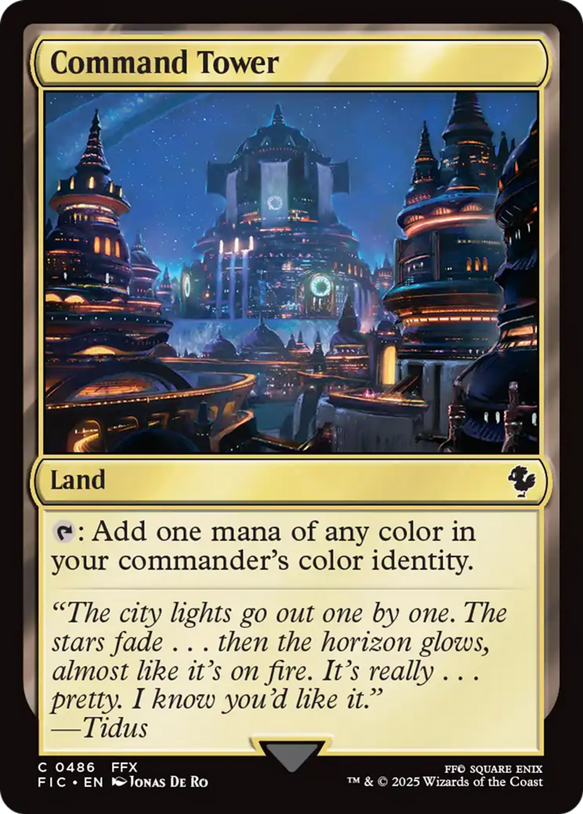 Tour de commandement — Final Fantasy Commander — Magic: The Gathering