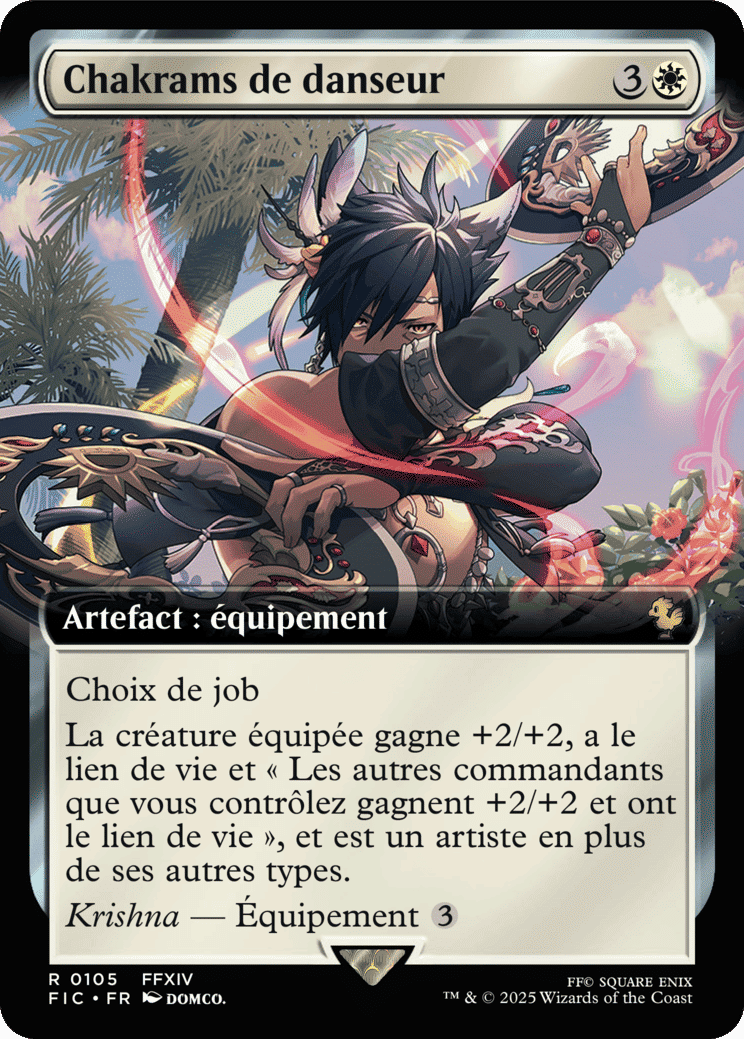 Chakrams de danseur — Final Fantasy Commander — Magic: The Gathering
