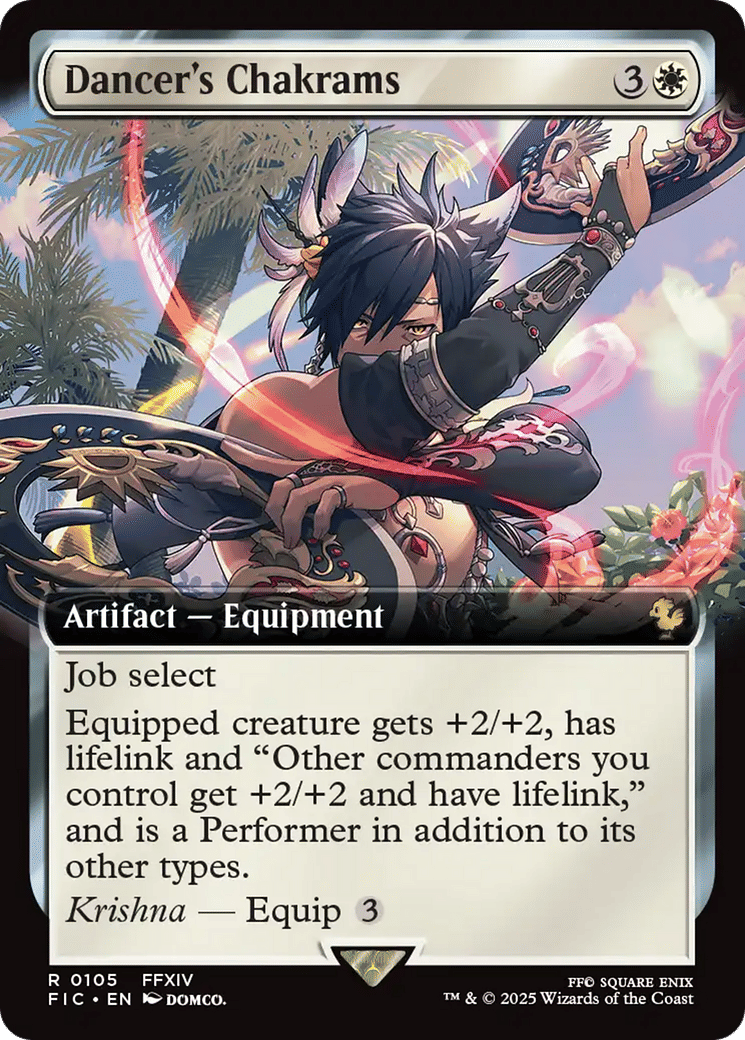 Dancer's Chakrams — Final Fantasy Commander — Magic: The Gathering
