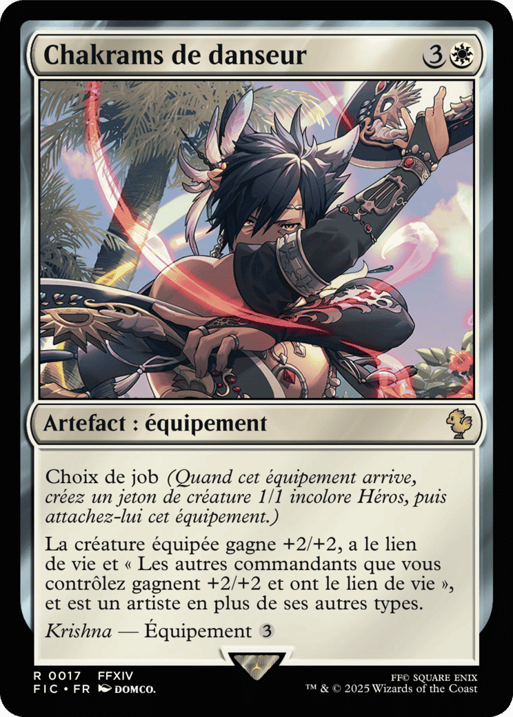 Chakrams de danseur — Final Fantasy Commander — Magic: The Gathering