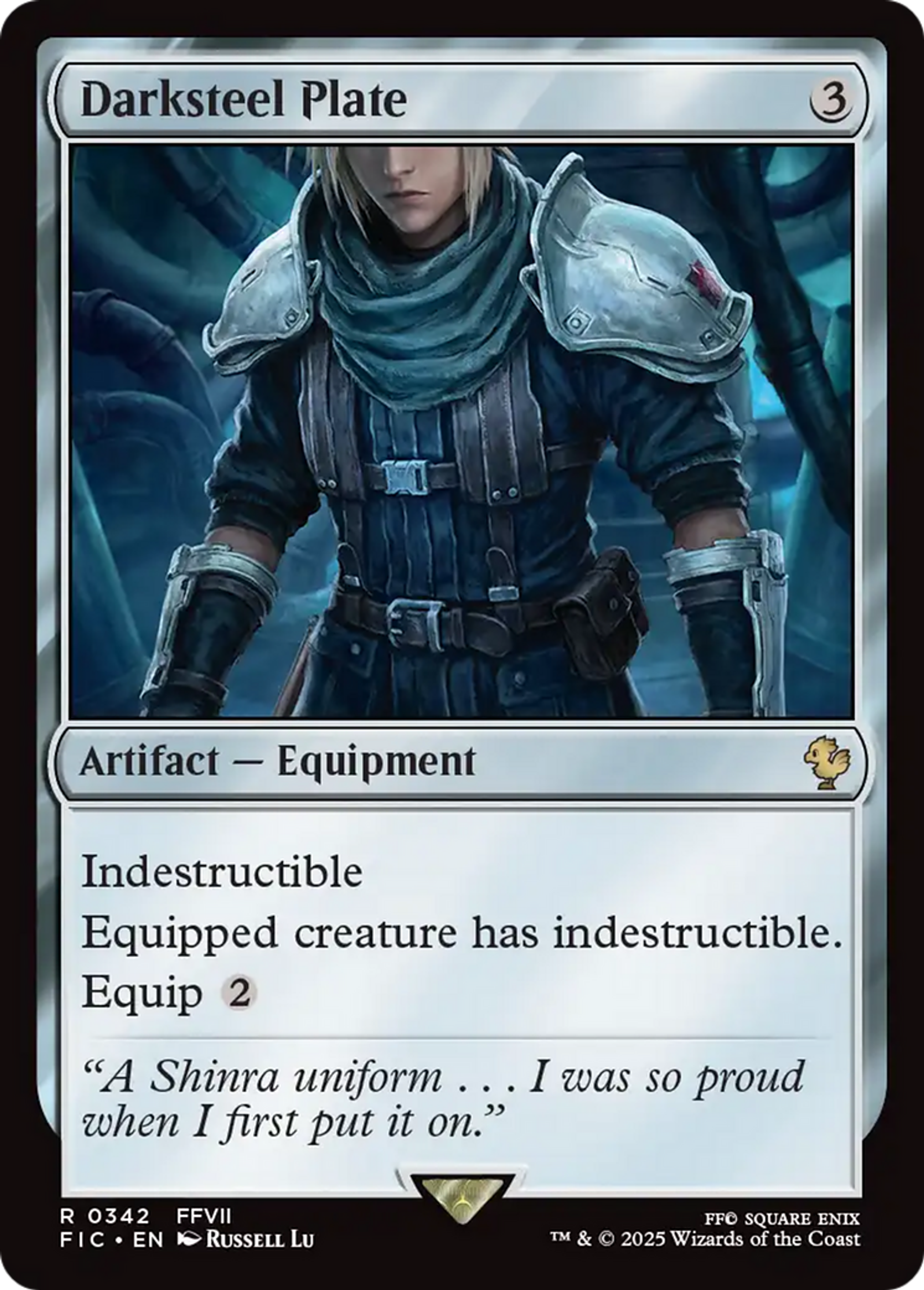 Darksteel Plate — Final Fantasy Commander — Magic: The Gathering