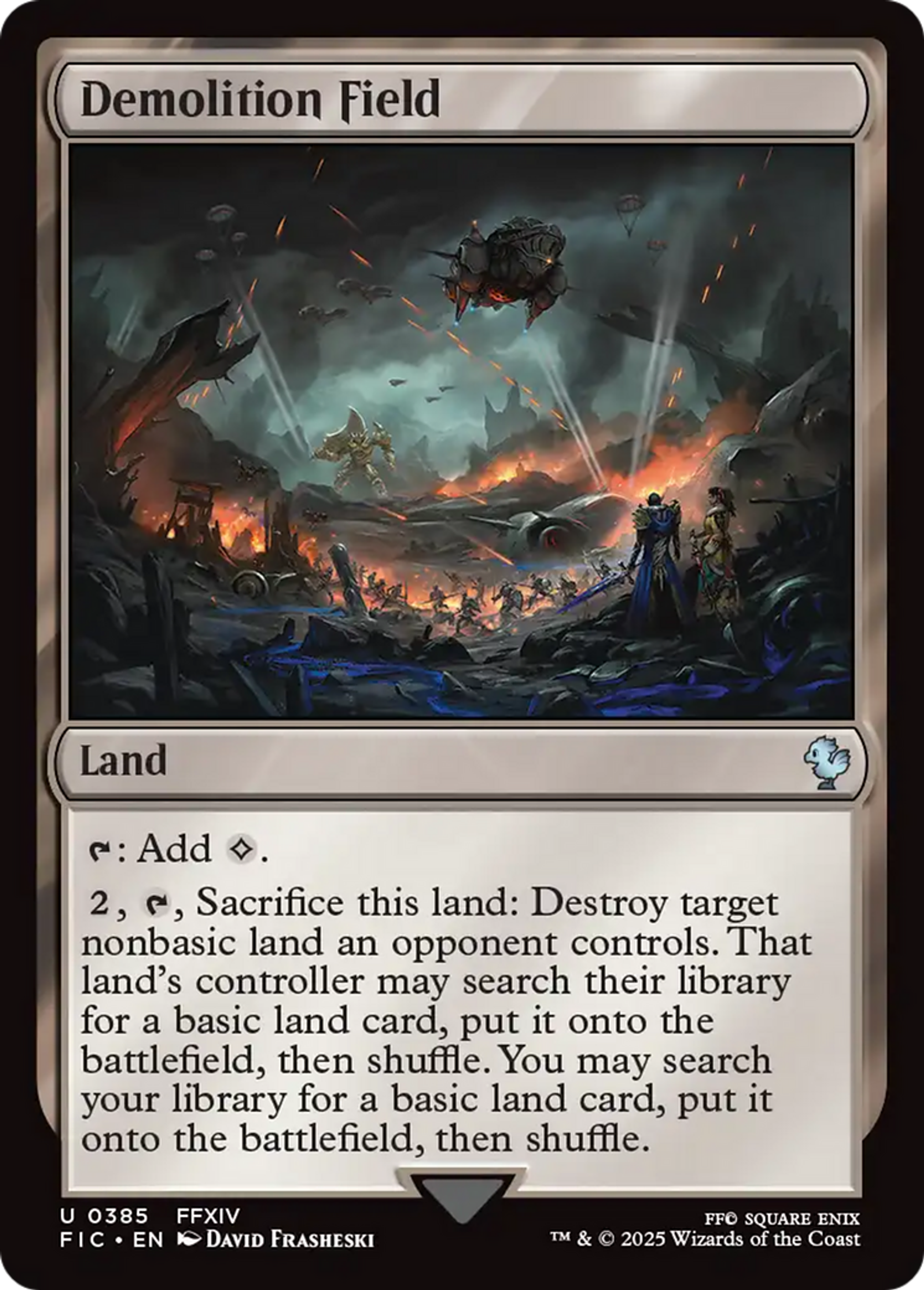 Demolition Field — Final Fantasy Commander — Magic: The Gathering