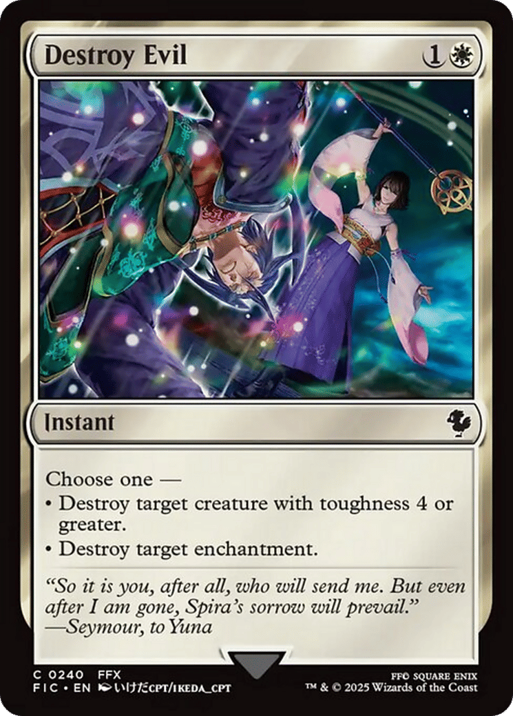 Destroy Evil — Final Fantasy Commander — Magic: The Gathering
