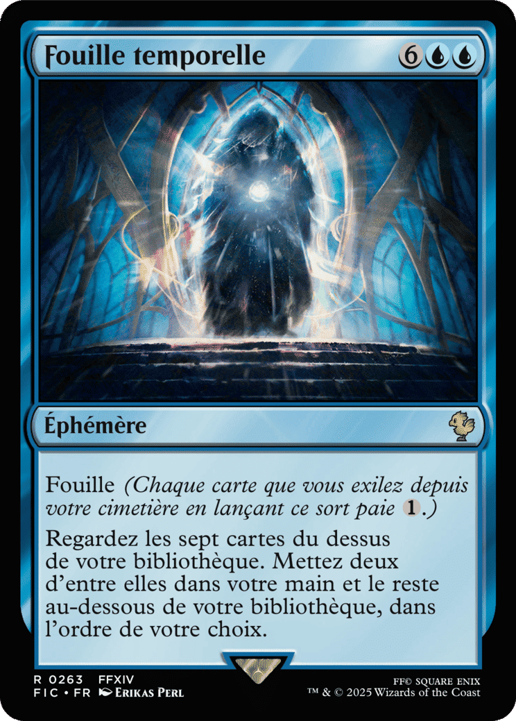 Fouille temporelle — Final Fantasy Commander — Magic: The Gathering