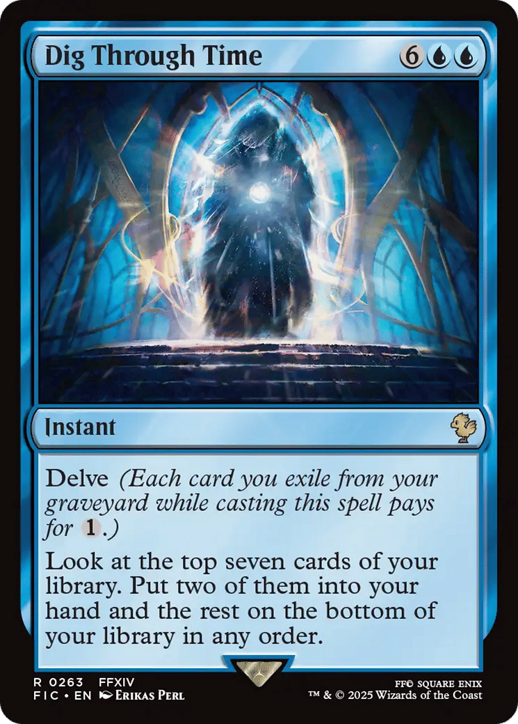 Dig Through Time — Final Fantasy Commander — Magic: The Gathering