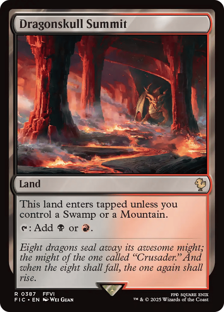 Dragonskull Summit — Final Fantasy Commander — Magic: The Gathering