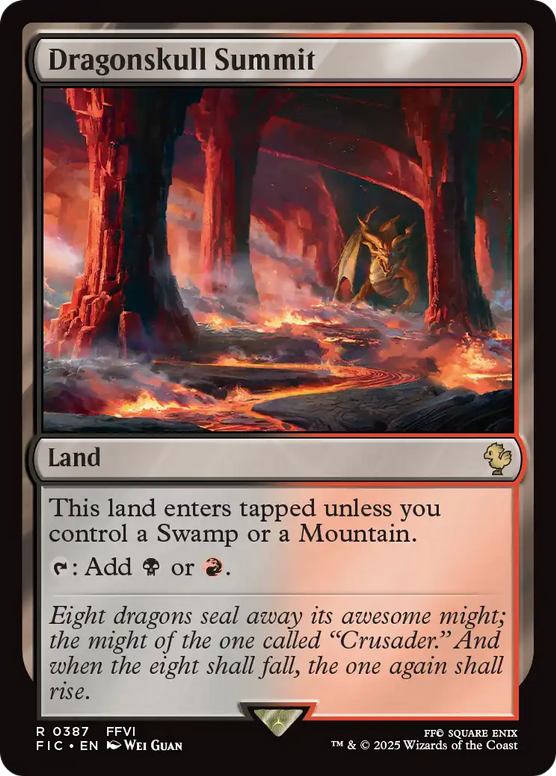 Sommet du Crânedragon — Final Fantasy Commander — Magic: The Gathering