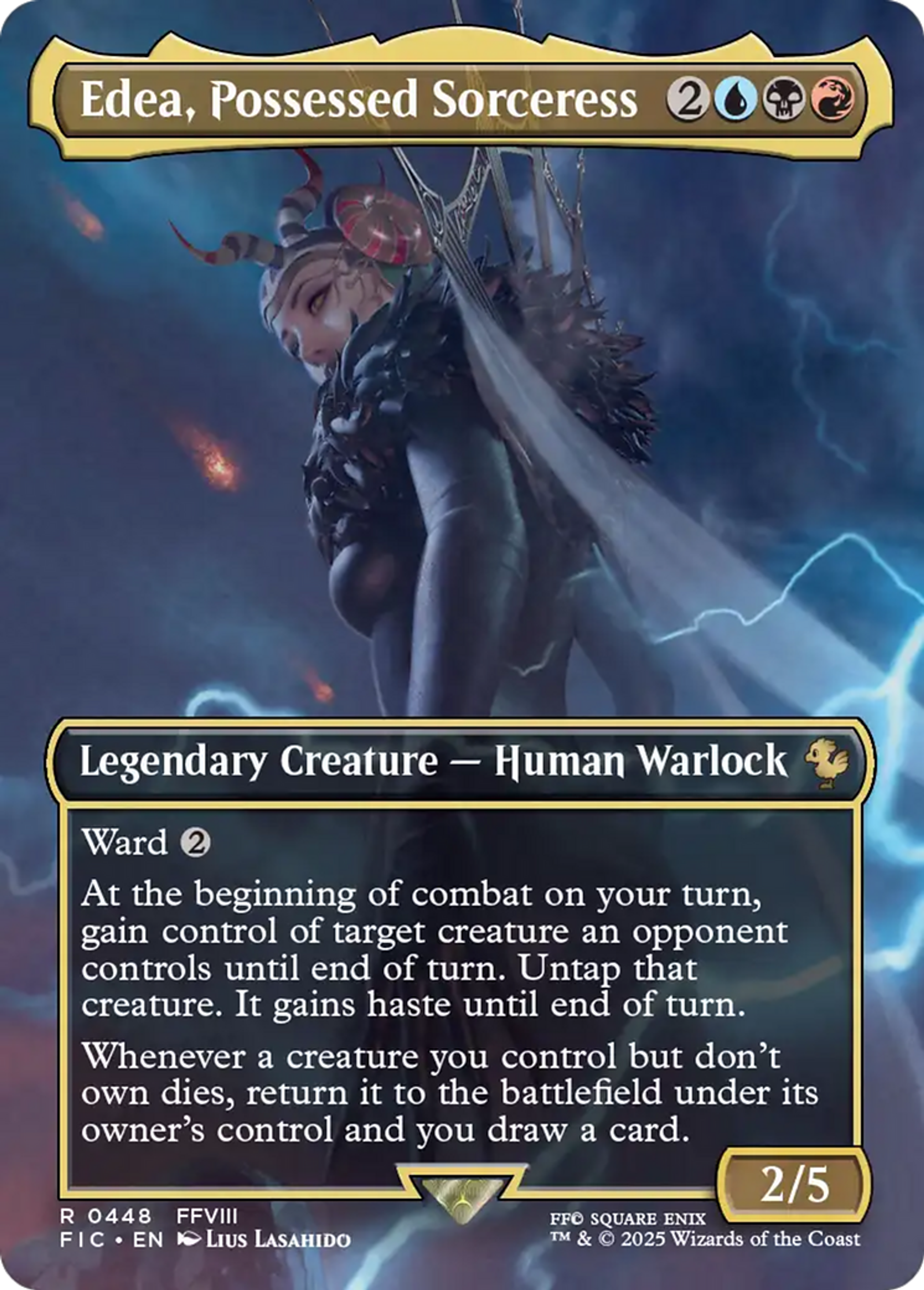 Edea, Possessed Sorceress — Final Fantasy Commander — Magic: The Gathering