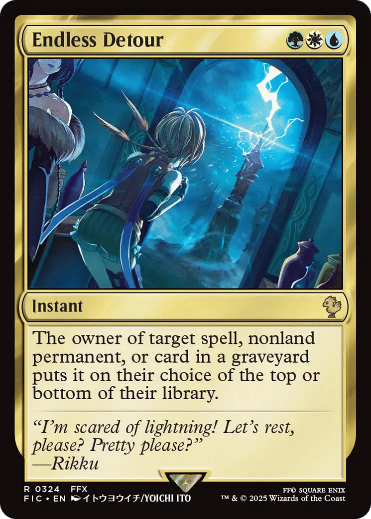 Endless Detour — Final Fantasy Commander — Magic: The Gathering