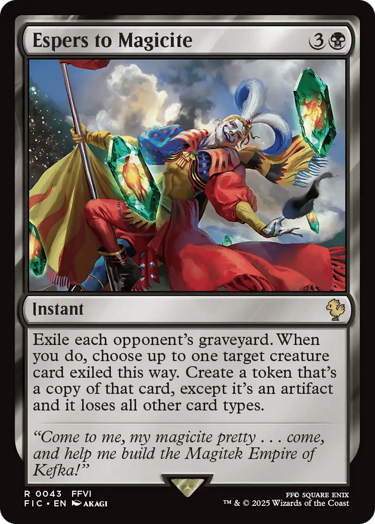 Espers to Magicite — Final Fantasy Commander — Magic: The Gathering