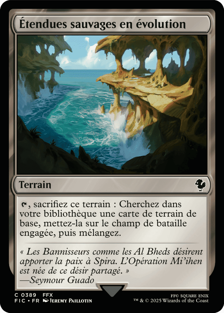 Étendues sauvages en évolution — Final Fantasy Commander — Magic: The Gathering