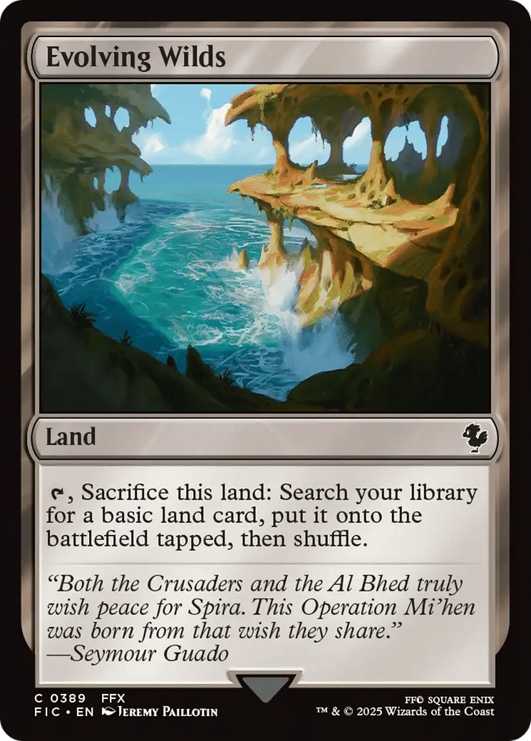 Evolving Wilds — Final Fantasy Commander — Magic: The Gathering