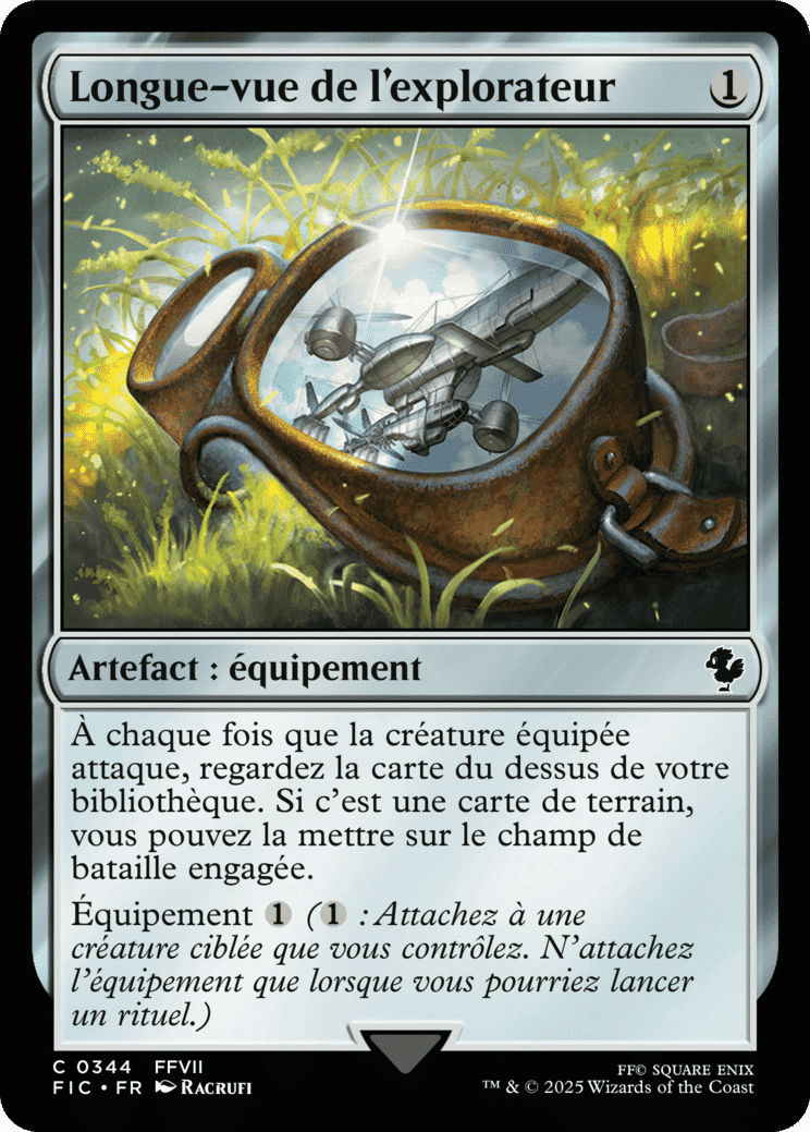 Longue-vue de l'explorateur — Final Fantasy Commander — Magic: The Gathering