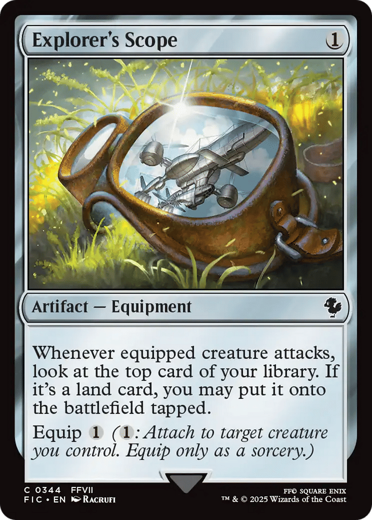 Explorer's Scope — Final Fantasy Commander — Magic: The Gathering