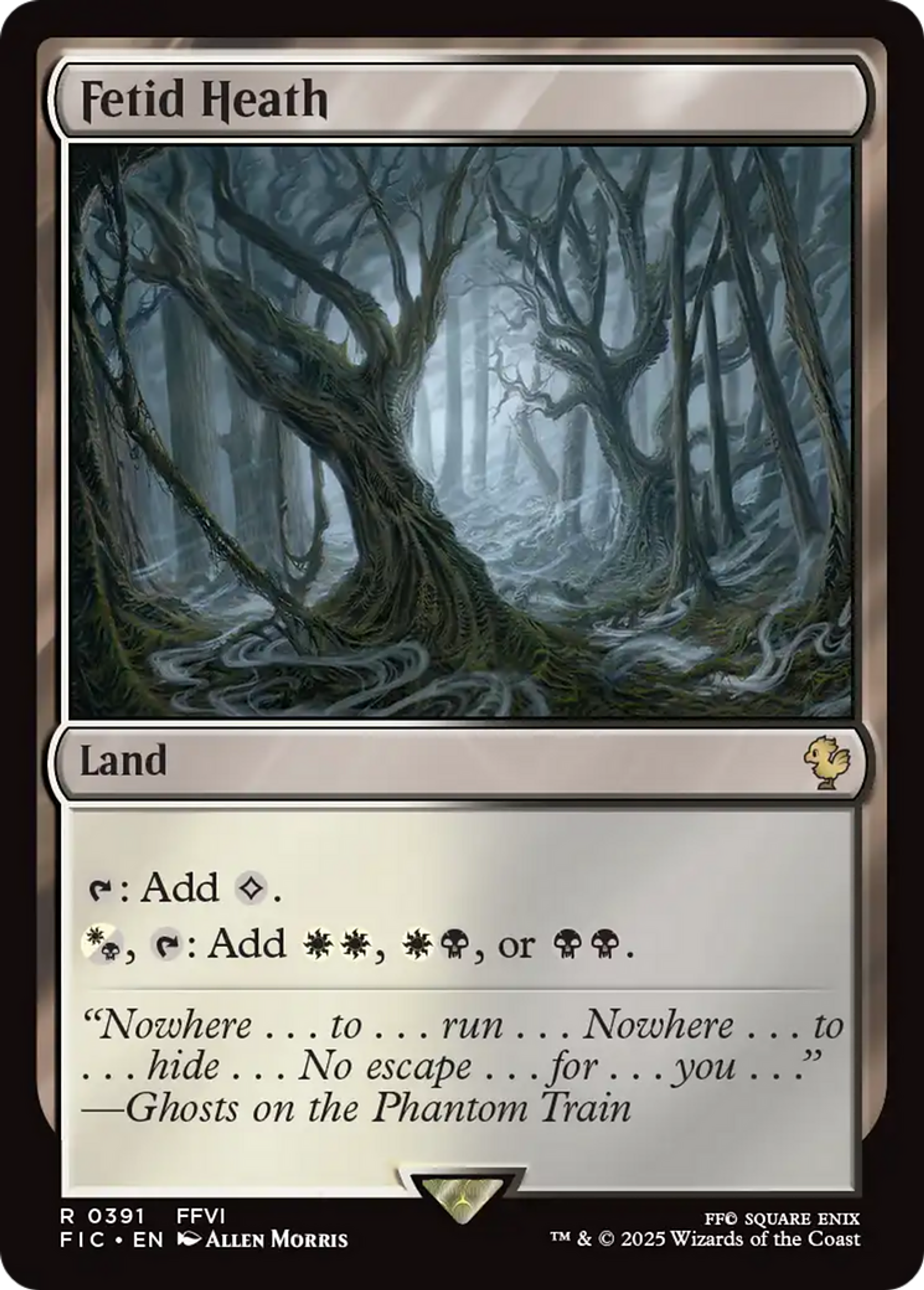 Fetid Heath — Final Fantasy Commander — Magic: The Gathering