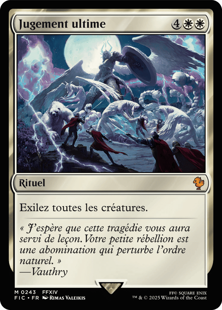 Jugement ultime — Final Fantasy Commander — Magic: The Gathering
