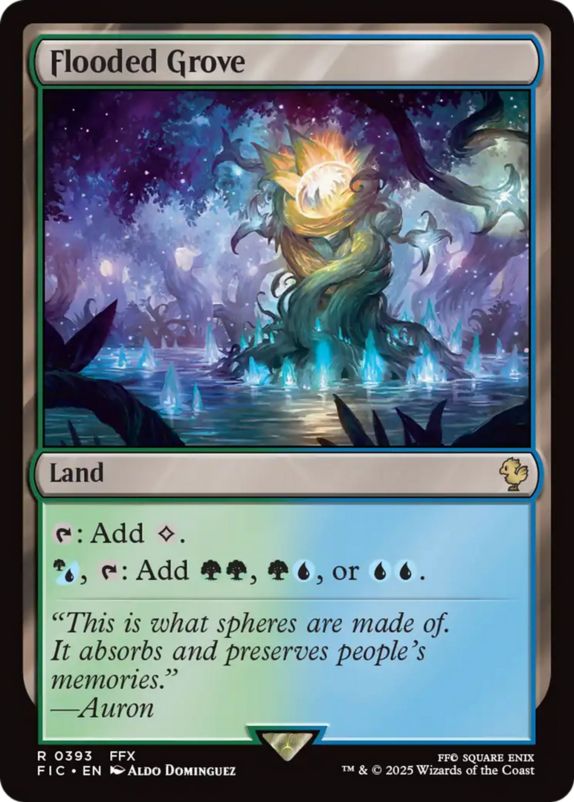 Flooded Grove — Final Fantasy Commander — Magic: The Gathering