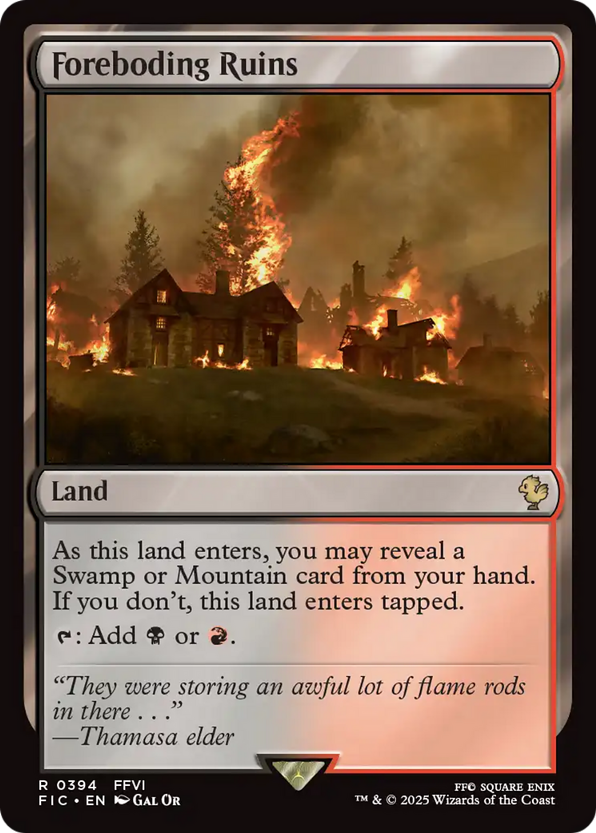 Foreboding Ruins — Final Fantasy Commander — Magic: The Gathering