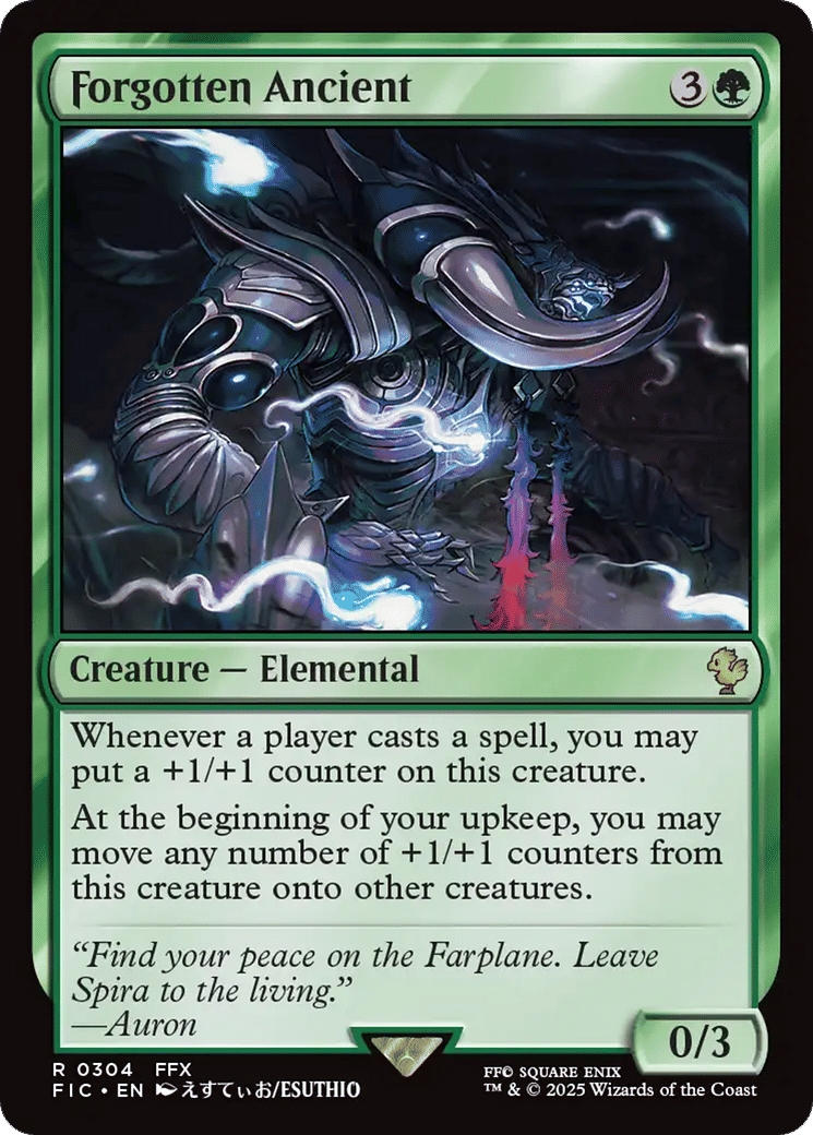 Forgotten Ancient — Final Fantasy Commander — Magic: The Gathering