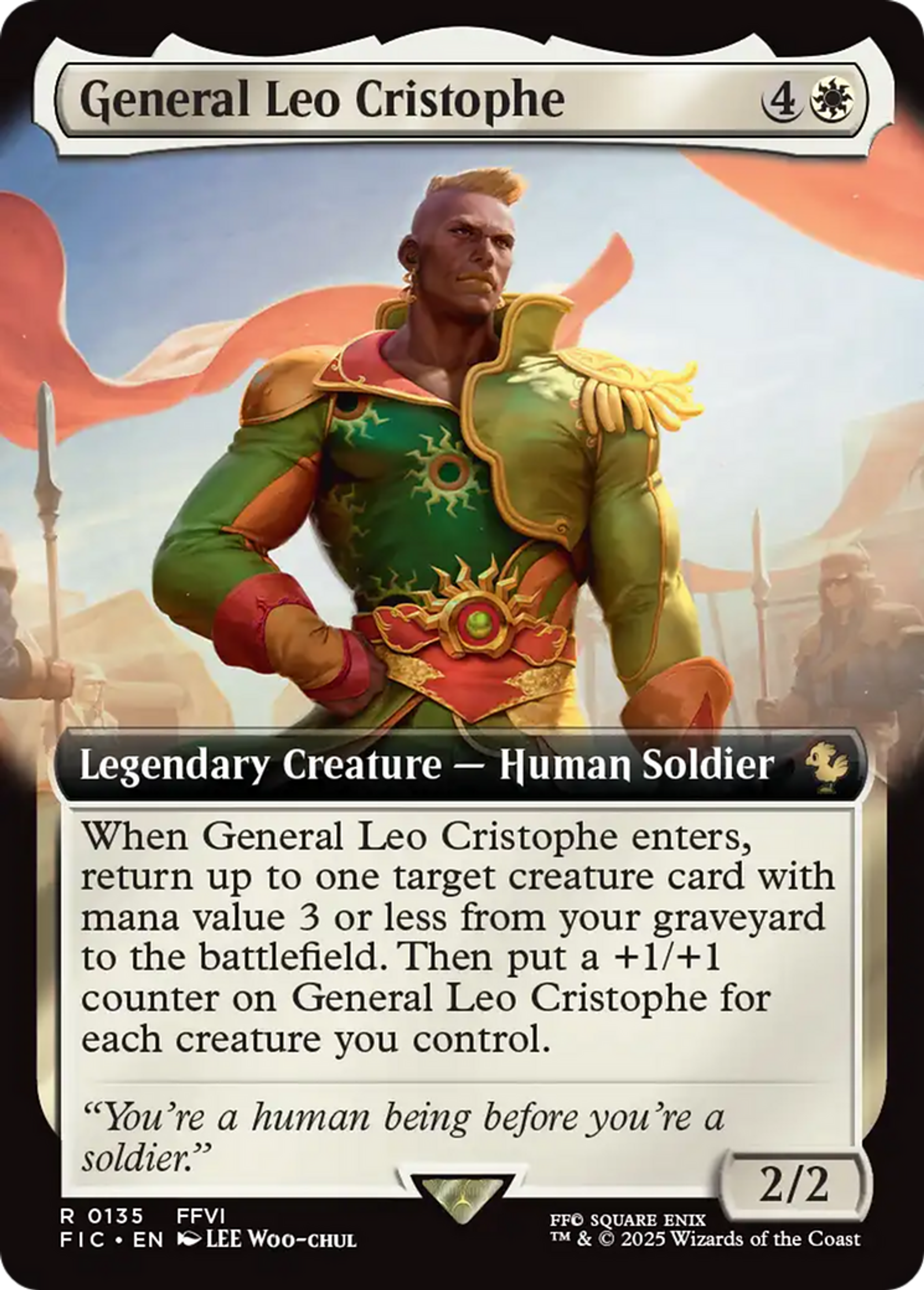 Général Léo Cristophe — Final Fantasy Commander — Magic: The Gathering