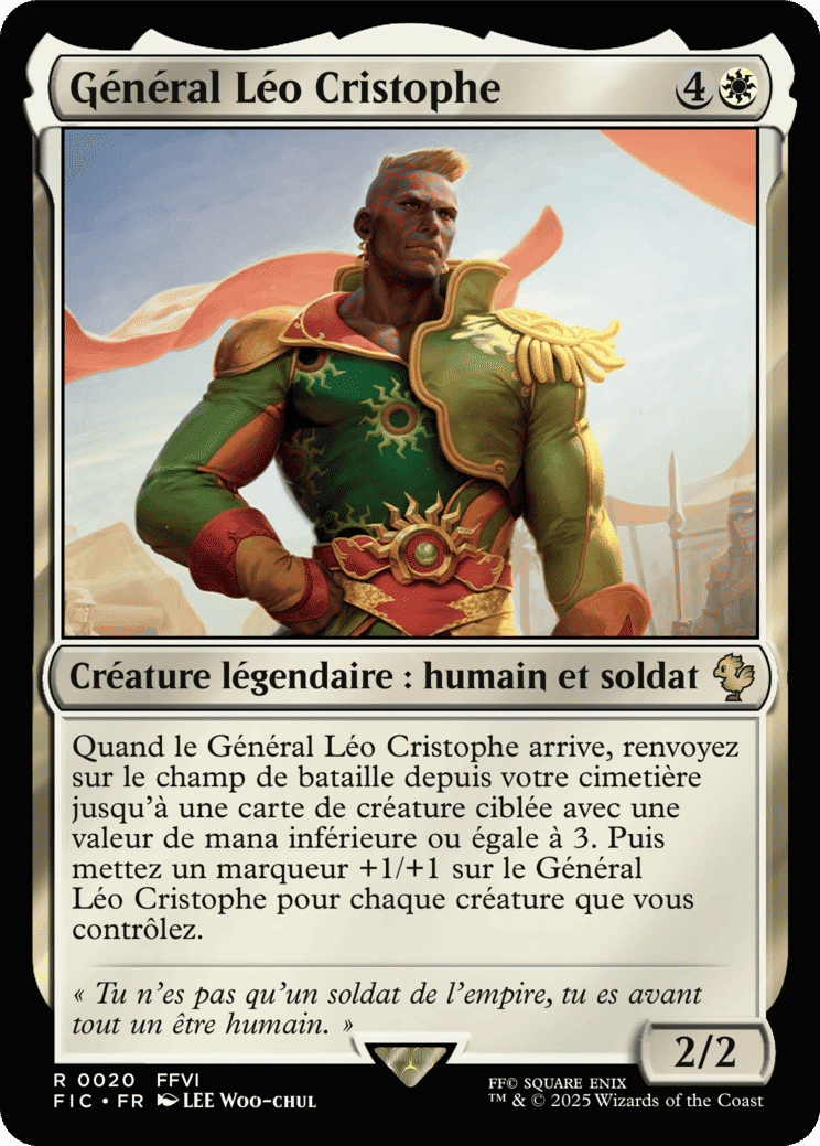 Général Léo Cristophe — Final Fantasy Commander — Magic: The Gathering