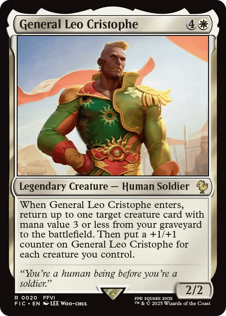 General Leo Cristophe — Final Fantasy Commander — Magic: The Gathering